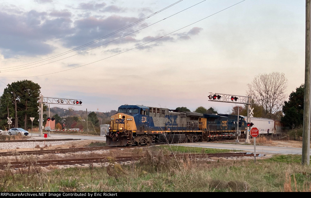 Sunset on the Gainesville Midland